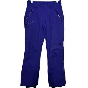 Marmot Goretex Ski Pants Snowboard Zip Pockets Elastic Ankle Cuff Fully Lined XS